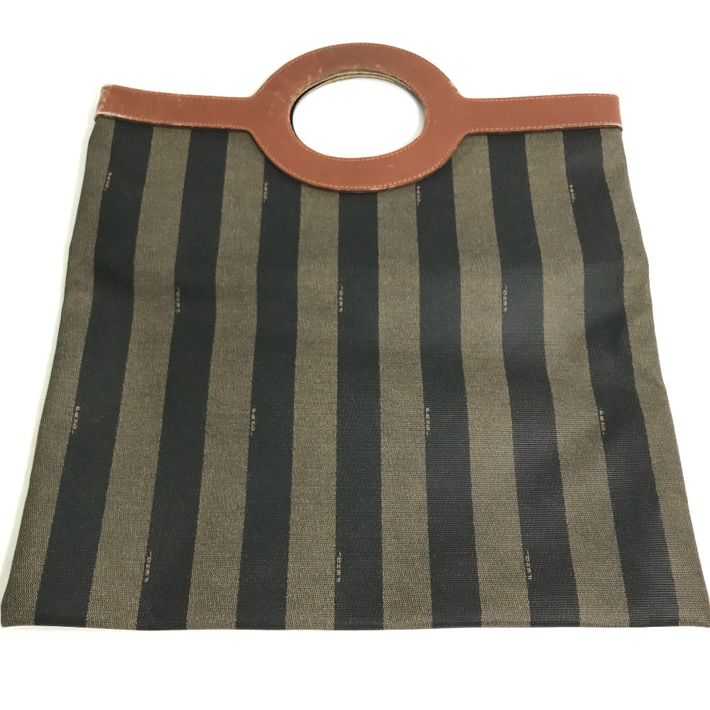 FENDI Pecan Bifold Handbag/Clutch Bag in PVC/Leather, Green