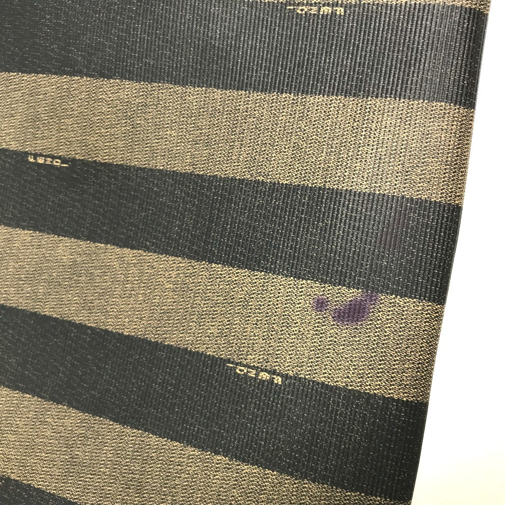 FENDI Pecan Bifold Handbag/Clutch Bag in PVC/Leather, Green