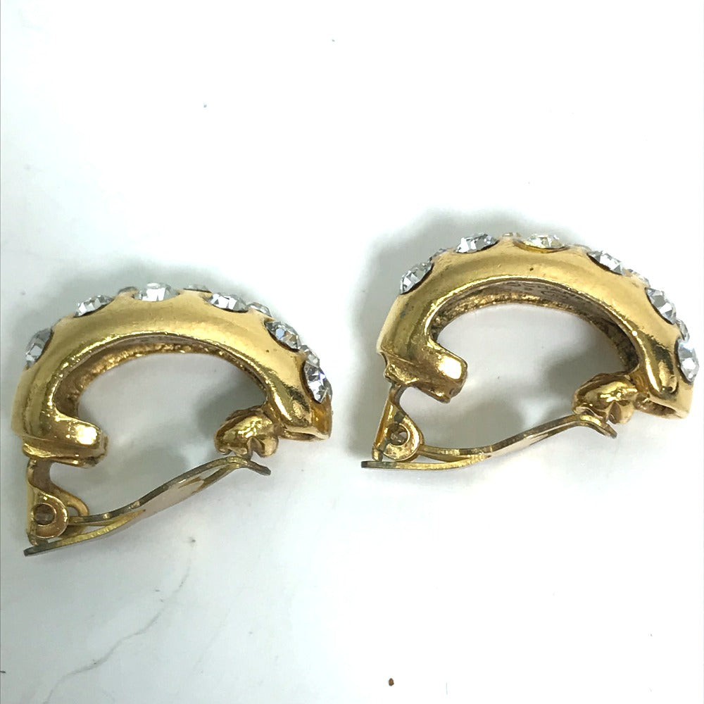 CHANEL ヴィンテージ ラインストーン イヤリング メタル レディース ゴールド - brandshop-reference