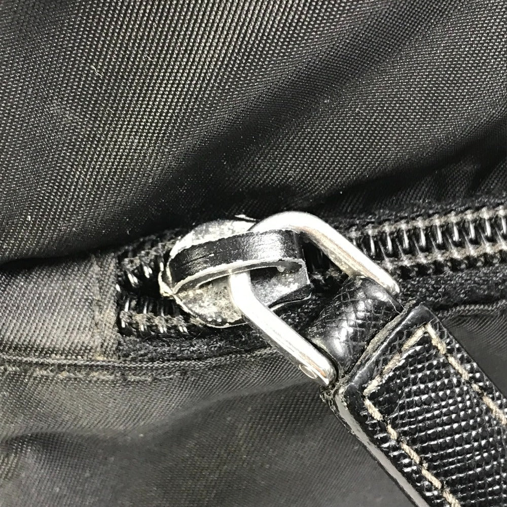 PRADA カバン トライアングルロゴ 三角ロゴ プレート ハンドバッグ PCバック パソコン ケース ビジネスバッグ ナイロン メンズ ブラック - brandshop-reference