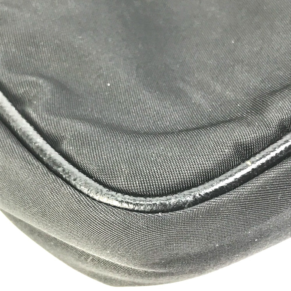 PRADA カバン トライアングルロゴ 三角ロゴ プレート ハンドバッグ PCバック パソコン ケース ビジネスバッグ ナイロン メンズ ブラック - brandshop-reference