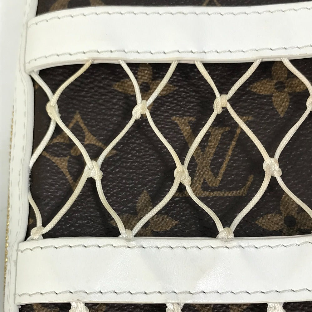 LOUIS VUITTON M80102 LV × NBA ソフトトランクフォーンボックス 斜め掛け カバン ポシェット ショルダーバッグ レザー メンズ ホワイト - brandshop-reference