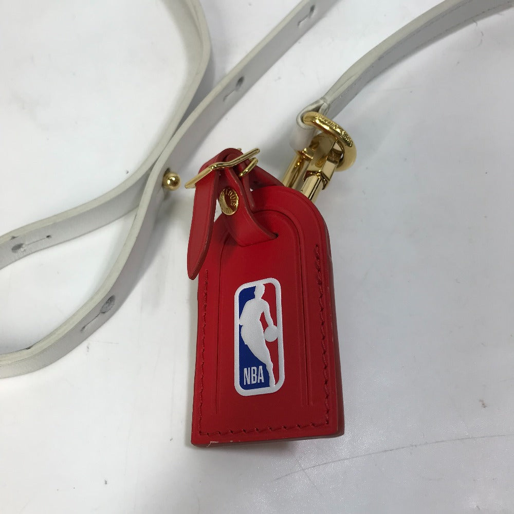 LOUIS VUITTON M80102 LV × NBA ソフトトランクフォーンボックス 斜め掛け カバン ポシェット ショルダーバッグ レザー メンズ ホワイト - brandshop-reference