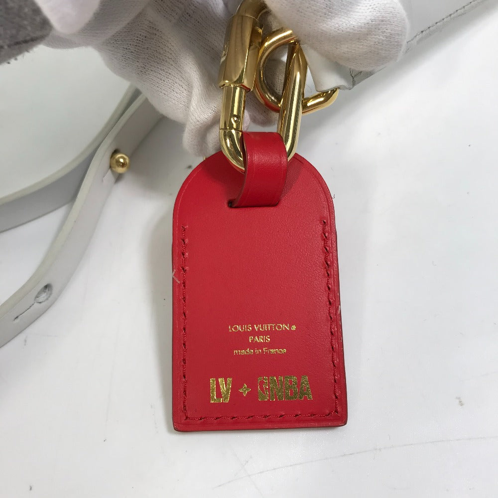 LOUIS VUITTON M80102 LV × NBA ソフトトランクフォーンボックス 斜め掛け カバン ポシェット ショルダーバッグ レザー メンズ ホワイト - brandshop-reference