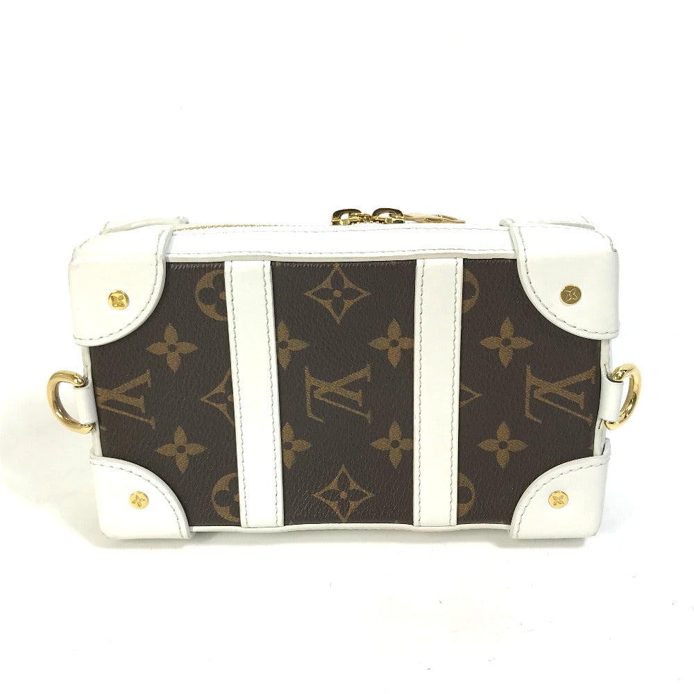 LOUIS VUITTON M80102 LV × NBA ソフトトランクフォーンボックス 斜め掛け カバン ポシェット ショルダーバッグ レザー メンズ ホワイト - brandshop-reference