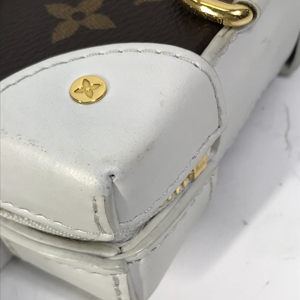 LOUIS VUITTON M80102 LV × NBA ソフトトランクフォーンボックス 斜め掛け カバン ポシェット ショルダーバッグ レザー メンズ ホワイト - brandshop-reference