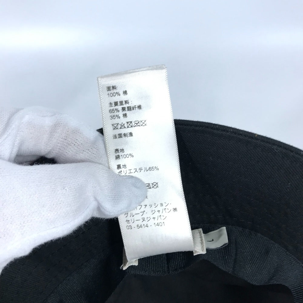 CELINE AU5B968P ハット帽 帽子 バケットハット ボブハット ロゴ ハット コットン メンズ ブラック - brandshop-reference