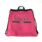 GUCCI 516639 巾着 ポーチ付き ドローストリング バックパック 2WAY ハンドバッグ カバン ナップサック リュックサック レザー レディース