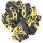 CELINE Triomphe Chain Hair Accessory, Silk Scrunchie, Women's, Black