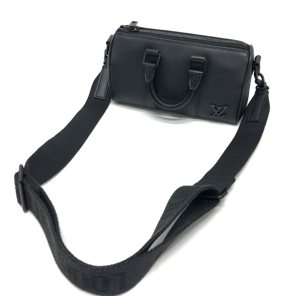 LOUIS VUITTON M80950 アエログラム キーポルXS 2WAY ショルダーバッグ ミニ ボストンバッグ トリヨンレザー レディース ブラック - brandshop-reference