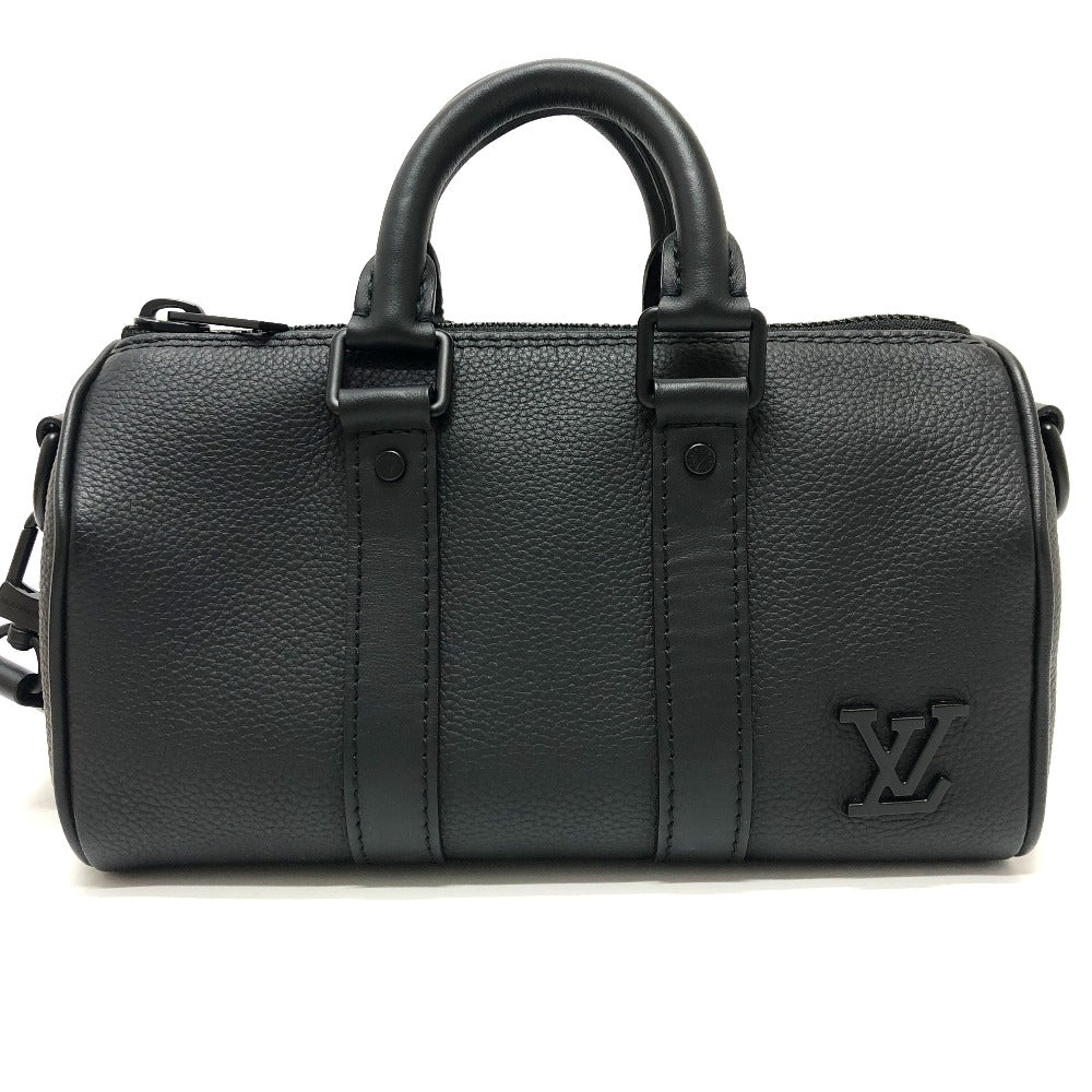 LOUIS VUITTON M80950 アエログラム キーポルXS 2WAY ショルダーバッグ ミニ ボストンバッグ トリヨンレザー レディース ブラック - brandshop-reference