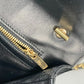 Salvatore Ferragamo Vara Ribbon Shoulder Bag, Black Suede