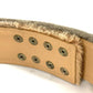 CHANEL 01A CC Coco Mark Pants Belt, Leather, Women's, Beige