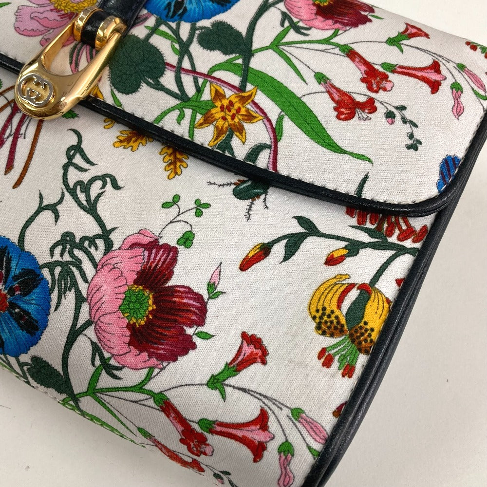 GUCCI ヴィンテージ フローラ 花柄 フラワー カバン ポシェット 斜め