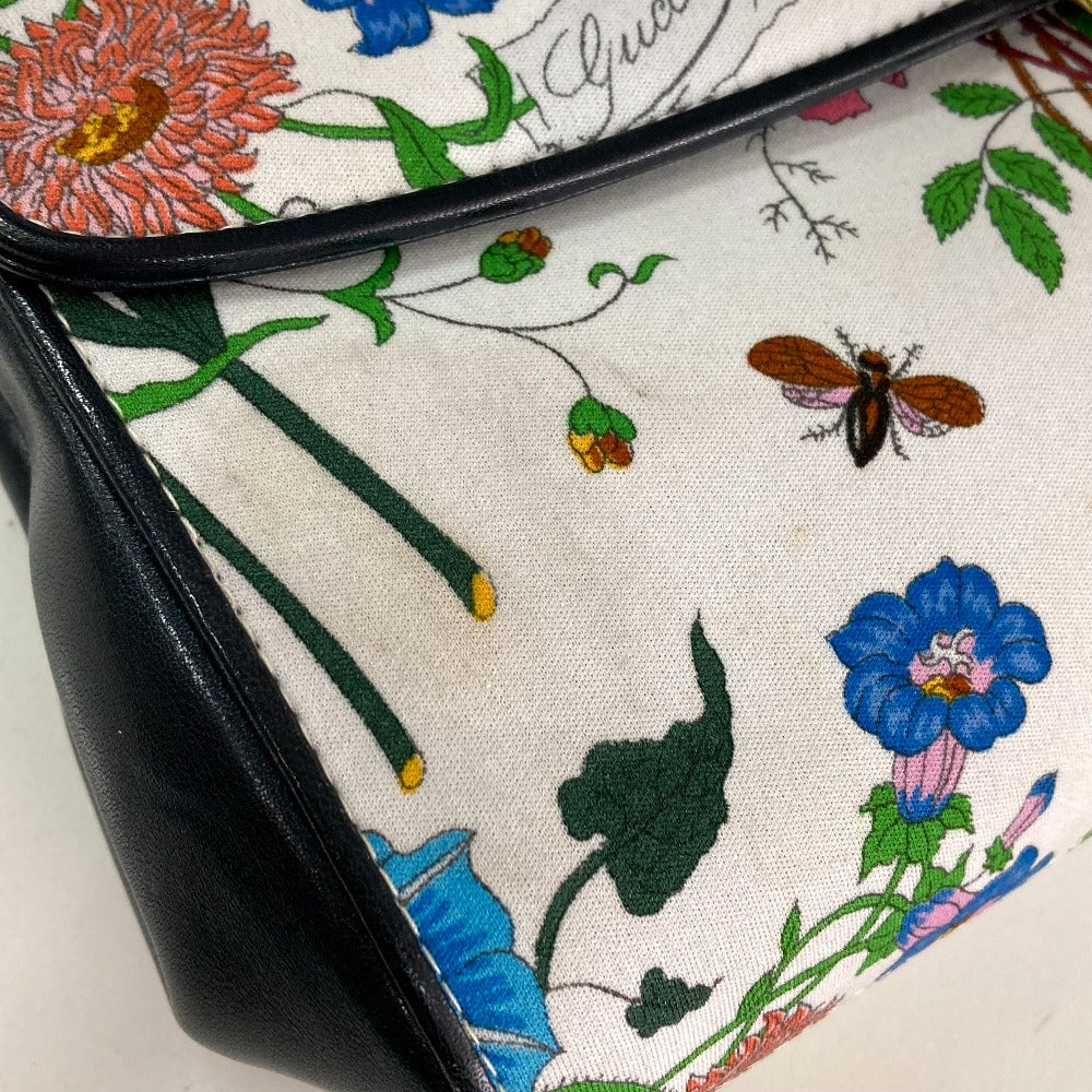 GUCCI ヴィンテージ フローラ 花柄 フラワー カバン ポシェット 斜め