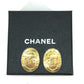 CHANEL Vintage CC Coco Mark Earrings, Metal, Women's, Gold