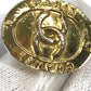 CHANEL Vintage CC Coco Mark Earrings, Metal, Women's, Gold