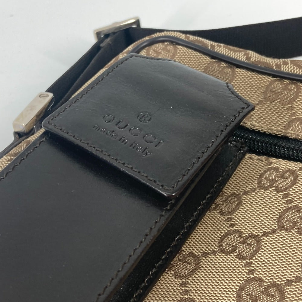 GUCCI 018・1619 ポシェット GG ポーチ付き カバン 斜め掛け ショルダーバッグ キャンバス/レザー レディース - brandshop-reference