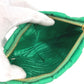 PRADA Pouch Makeup Pouch Cosmetic Pouch Logo Strap Clutch Bag Nylon Women's Green