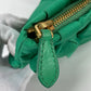 PRADA Pouch Makeup Pouch Cosmetic Pouch Logo Strap Clutch Bag Nylon Women's Green