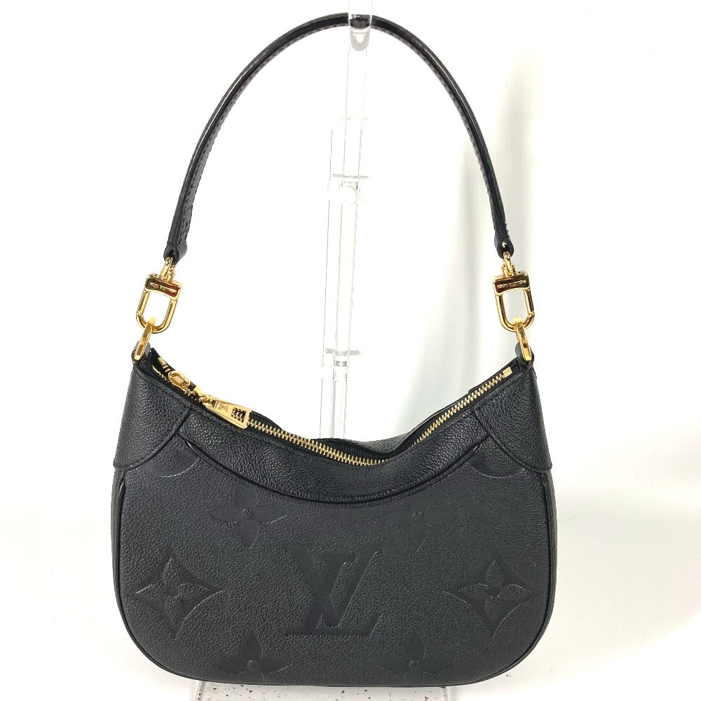 LOUIS VUITTON M46002 モノグラムアンプラント バガテル NM 肩掛け ショルダーバッグ モノグラムアンプラントレザー レディース ノワール ブラック - brandshop-reference