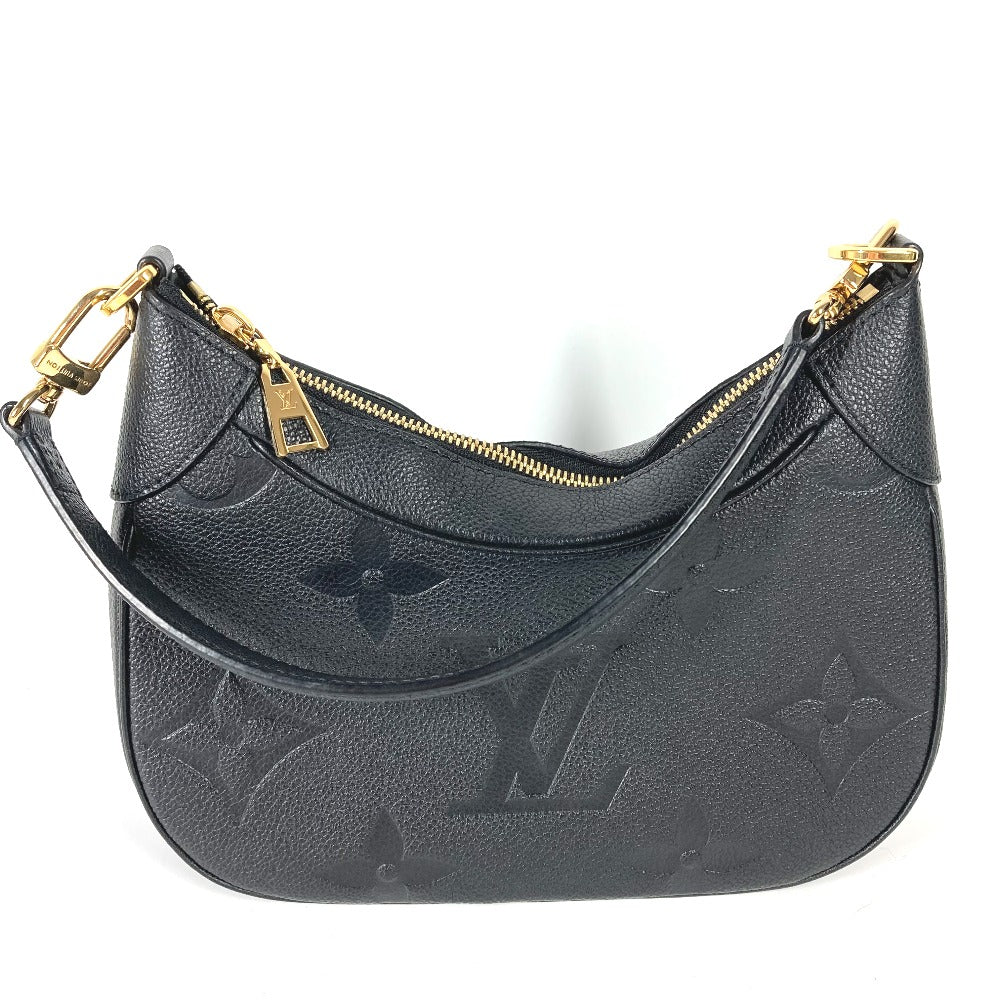 LOUIS VUITTON M46002 モノグラムアンプラント バガテル NM 肩掛け ショルダーバッグ モノグラムアンプラントレザー レディース ノワール ブラック - brandshop-reference