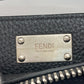 FENDI 7VA406 Shoulder Bag, Crossbody Bag, Selleria Peekaboo Iconic Fit, 2-Way Business Bag, Tote Bag, Handbag, Leather, Men's, Black