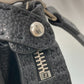 FENDI 7VA406 Shoulder Bag, Crossbody Bag, Selleria Peekaboo Iconic Fit, 2-Way Business Bag, Tote Bag, Handbag, Leather, Men's, Black