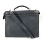 FENDI 7VA406 Shoulder Bag, Crossbody Bag, Selleria Peekaboo Iconic Fit, 2-Way Business Bag, Tote Bag, Handbag, Leather, Men's, Black