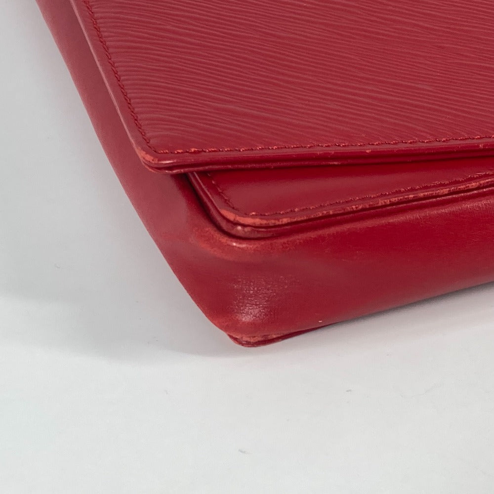 LOUIS VUITTON M63937 Opera Delph Flap Shoulder Bag in Red Leather
