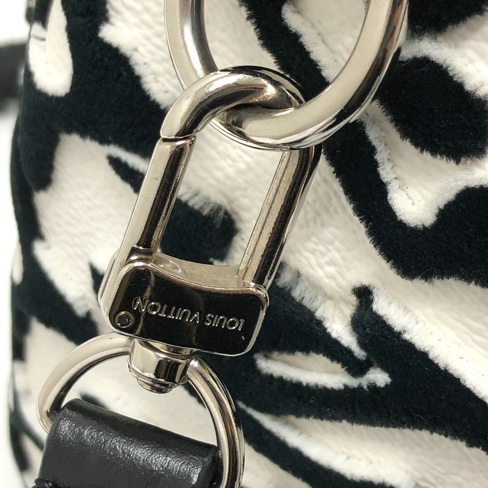 LOUIS VUITTON M45563 タフテッド・モノグラムキャンバス VxUF スピーディ・バンドリエール25 ミニ 2WAY 肩掛け 斜め掛け ボストンバッグ レザー レディース ホワイト×ブラック - brandshop-reference