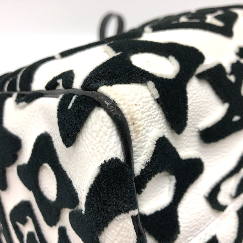 LOUIS VUITTON M45563 タフテッド・モノグラムキャンバス VxUF スピーディ・バンドリエール25 ミニ 2WAY 肩掛け 斜め掛け ボストンバッグ レザー レディース ホワイト×ブラック - brandshop-reference