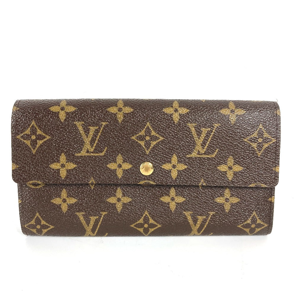 LOUIS VUITTON M61726 モノグラム  ポルトモネ・クレディ フラップ 長財布 モノグラムキャンバス レディース - brandshop-reference