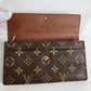 LOUIS VUITTON M61726 モノグラム  ポルトモネ・クレディ フラップ 長財布 モノグラムキャンバス レディース - brandshop-reference