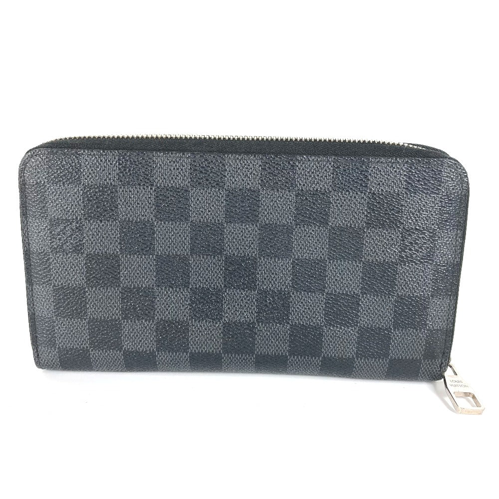 LOUIS VUITTON N63077 ダミエグラフィット ジッピーオーガナイザー ラウンドファスナー 長財布 ダミエグラフィットキャンバス メンズ - brandshop-reference