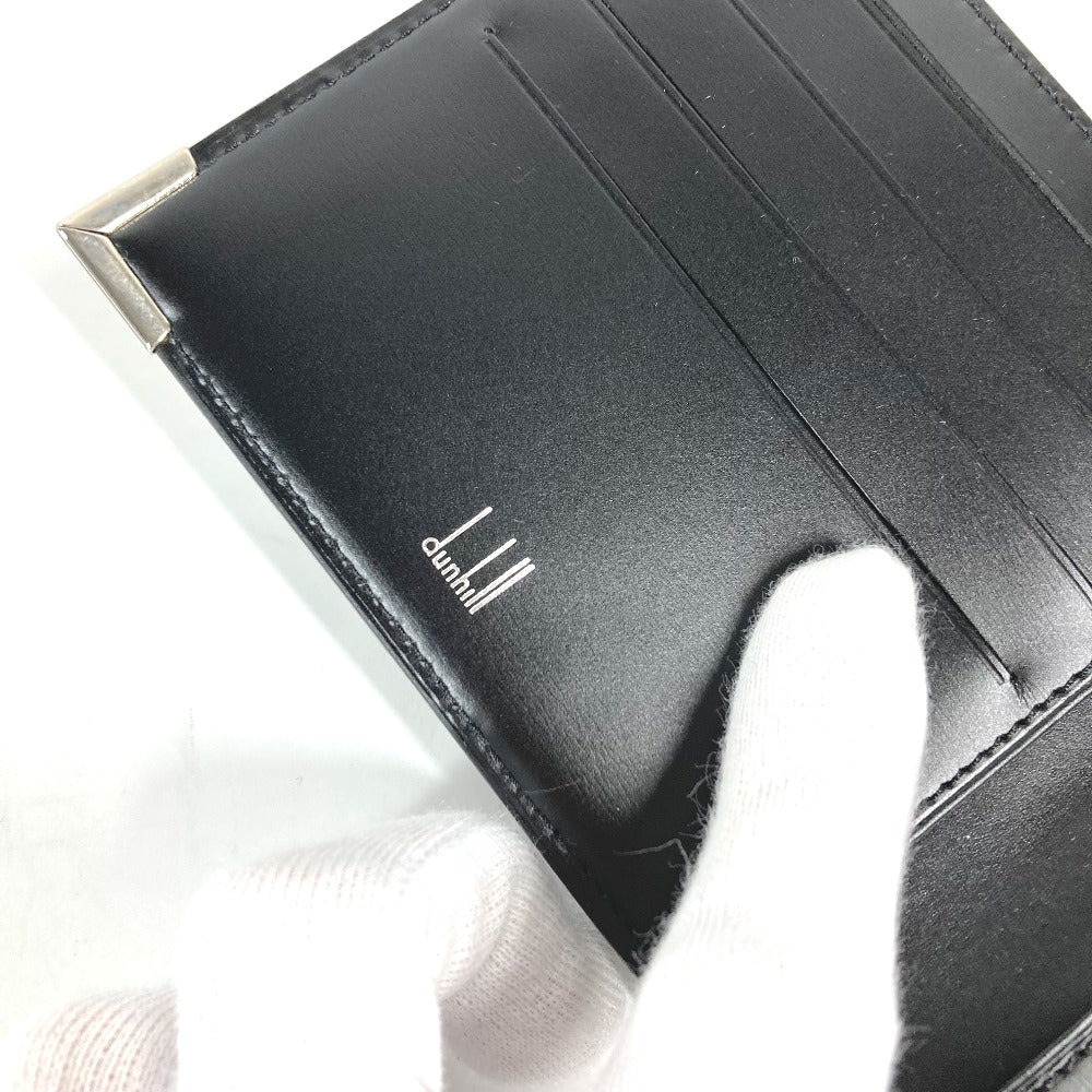 Dunhill コンパクトウォレット ロゴ 札入れ 2つ折り財布 レザー メンズ - brandshop-reference