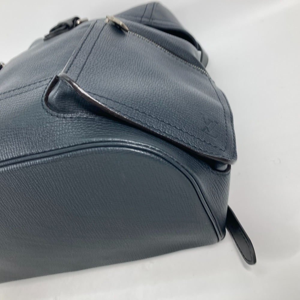 LOUIS VUITTON M54960 ユタ キャニオン・バックパック カバン リュックサック ユタレザー メンズ ブルーマリーヌ ネイビー - brandshop-reference