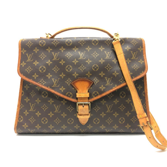 LOUIS VUITTON M51122 モノグラム ベルエア 2WAY 肩掛け 斜め掛け ショルダーバッグ バッグ カバン ビジネスバッグ モノグラムキャンバス ユニセックス