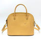 CELINE Vintage Bowling 2-Way Shoulder Bag, Leather, Women's, Yellow Beige