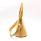 CELINE Vintage Bowling 2-Way Shoulder Bag, Leather, Women's, Yellow Beige