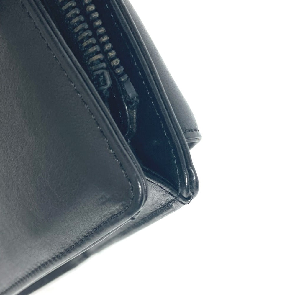 CHANEL Wチェーン CC ココマーク カバン トートバッグ ショルダーバッグ レザー レディース ブラック