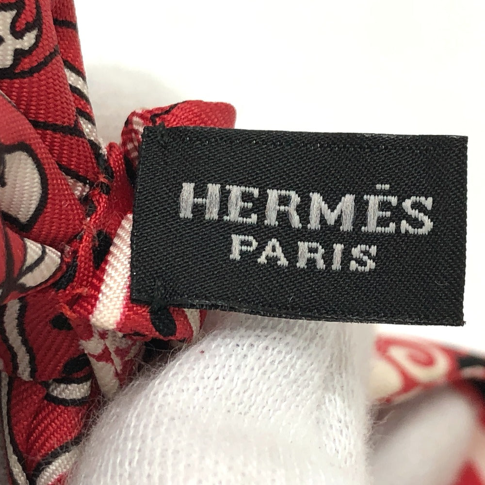 HERMES リボン りぼん ヌーパピヨン アクセサリー 蝶ネクタイ シルク メンズ