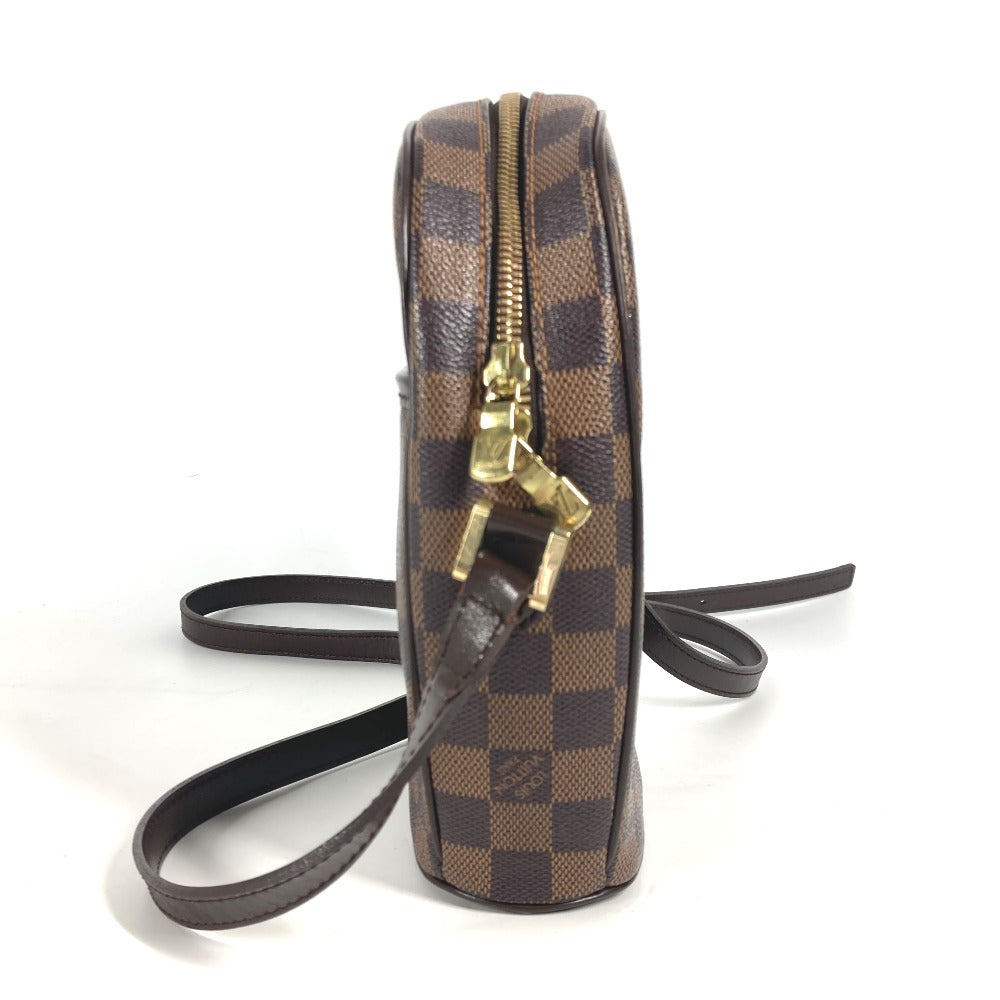 LOUIS VUITTON N51294 ダミエ イパネマPM 斜め掛け ポシェット カバン ショルダーバッグ ダミエキャンバス レディース エベヌ ブラウン - brandshop-reference