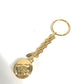 CHANEL Vintage Chain CC Coco Mark Bag Charm Matelasse Quilted Keychain Metal Women's Gold