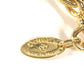CHANEL Vintage Chain CC Coco Mark Bag Charm Matelasse Quilted Keychain Metal Women's Gold