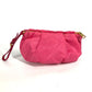 PRADA Ribbon Backpack/Pouch/Clutch Bag with Strap, Nylon, Pink