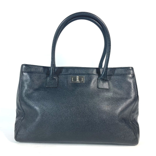 CHANEL カバン エグゼグティブトート 2.55金具 ショルダーバッグ 肩掛け トートバッグ キャビアスキン レディース ブラック - brandshop-reference