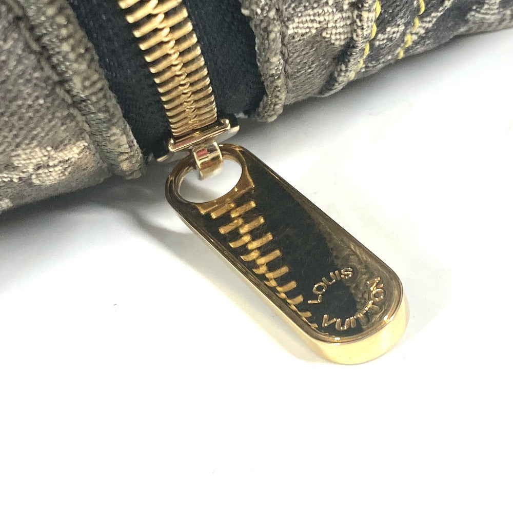 LOUIS VUITTON M95381 モノグラムデニム パッチワーク スピーディ30 ミニボストンバッグ カバン ハンドバッグ デニム レディース