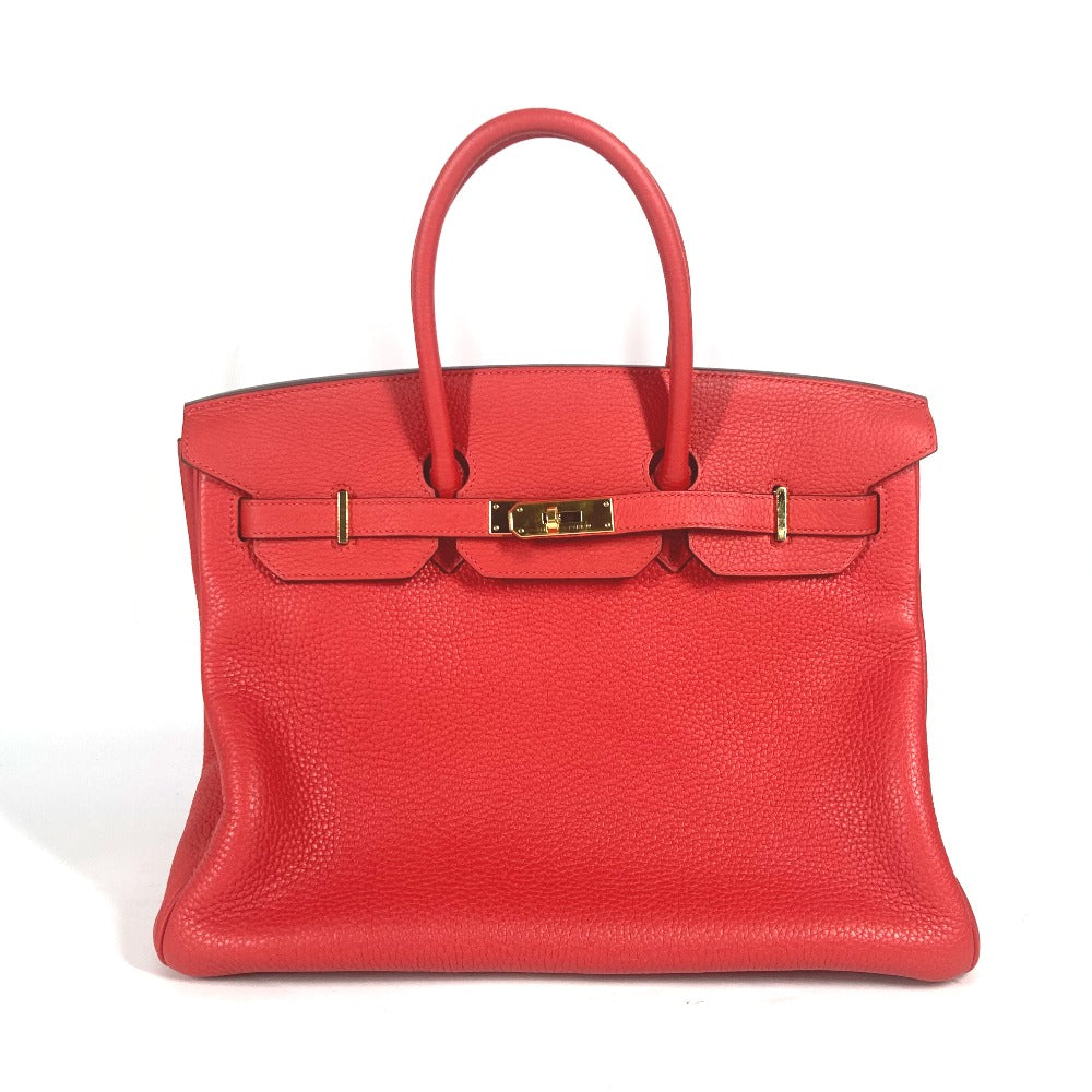 HERMES トートバッグ バーキン35 カバン ハンドバッグ トリヨンクレマンス レディース トマト レッド - brandshop-reference