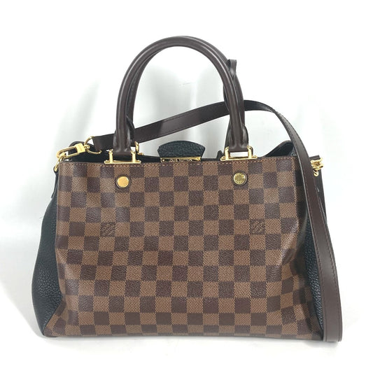 LOUIS VUITTON N41673 Damier Britany Bag Handbag 2WAY Bag Shoulder Bag Crossbody Bag Tote Bag Damier Canvas Women's Ebene Brown